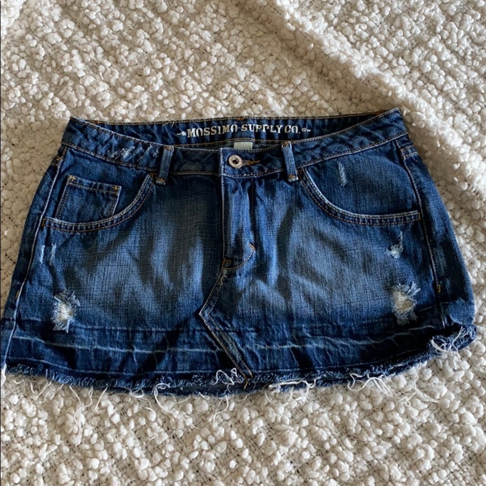 Jeans mini skirt
